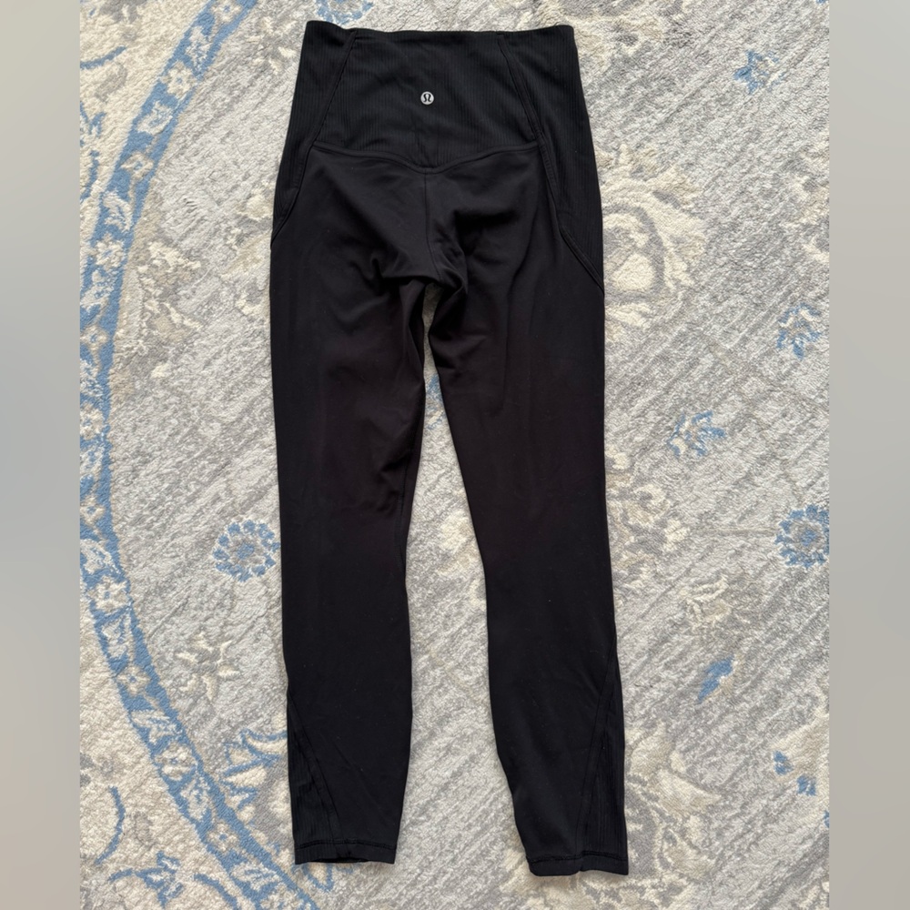 Lululemon Align Ribbed Panel High-Rise Tight 25" Black - Picture 5 of 12